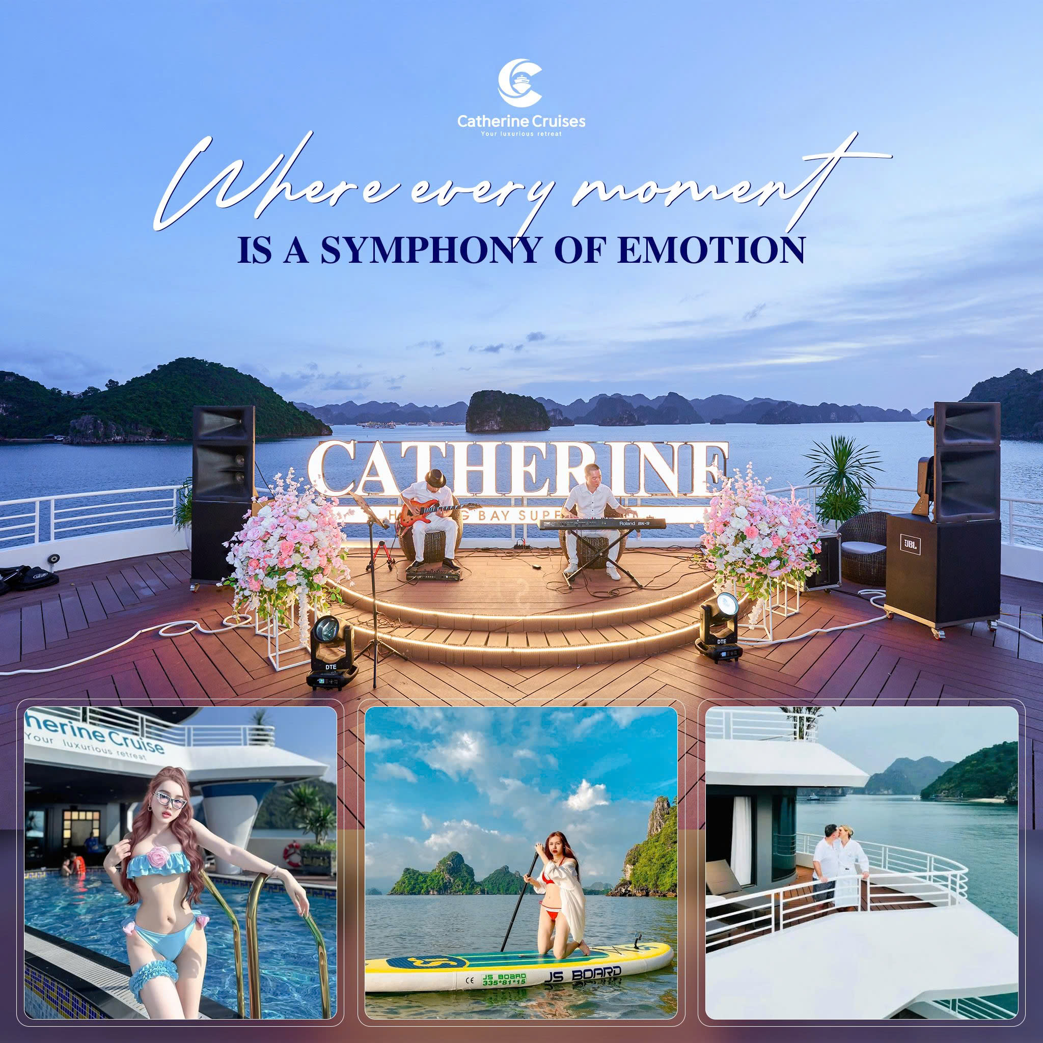 CATHERINE CRUISES - NƠI TỪNG KHOẢNH KHẮC LÀ BẢN GIAO HƯỞNG CỦA CẢM XÚC.