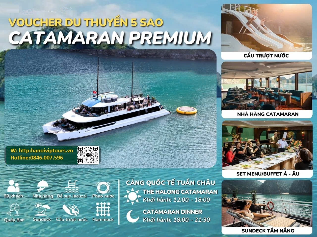 VỀ 1000 VOUCHER CATAMARAN DAY CRUISE 2025